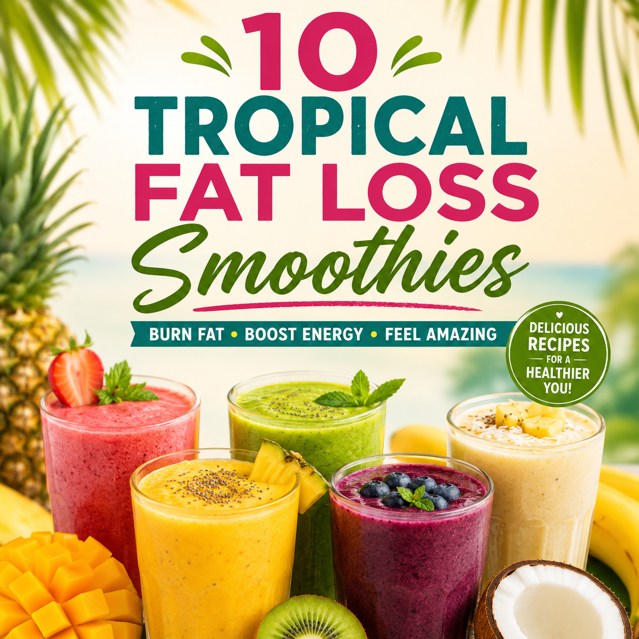 10 Tropical Fat Loss Smoothies